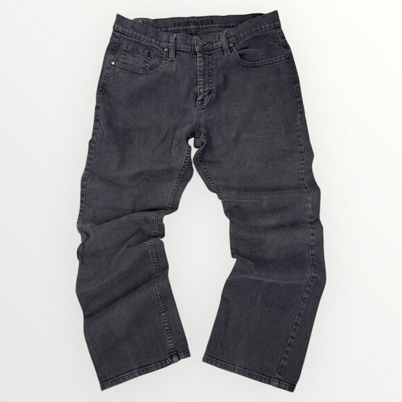 CODY JAMES Mens Straight Leg Stretch Denim Jeans Faded Black Wash 36(37)x32 - Picture 1 of 10